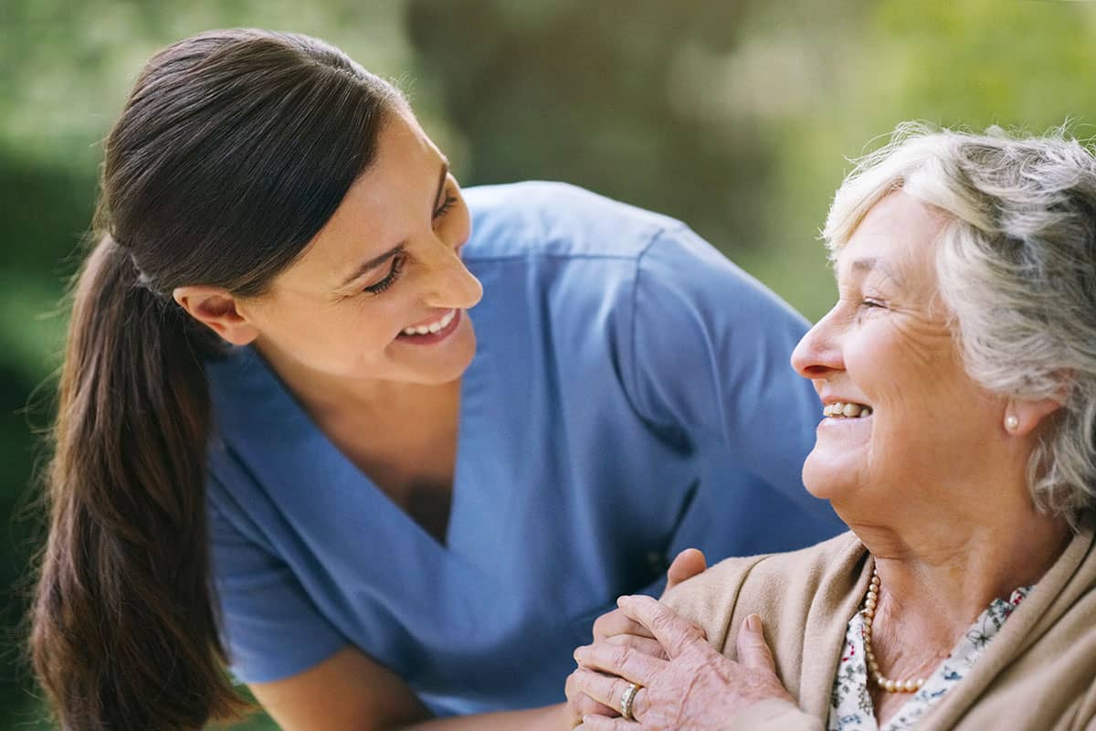 Careers-Featured A Nurse And A Woman Smiling